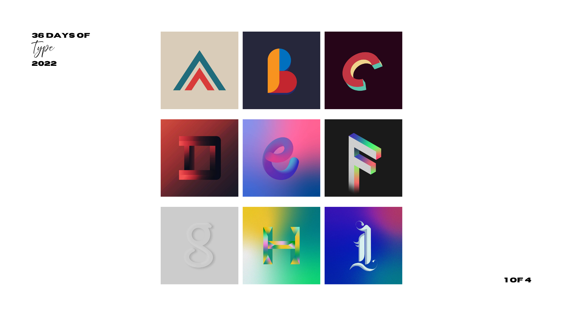 36 Days of Type gallery image 2 of 14